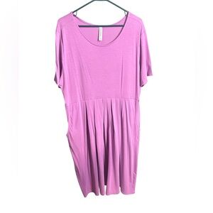 Zenana Premium Purple Casual Dress